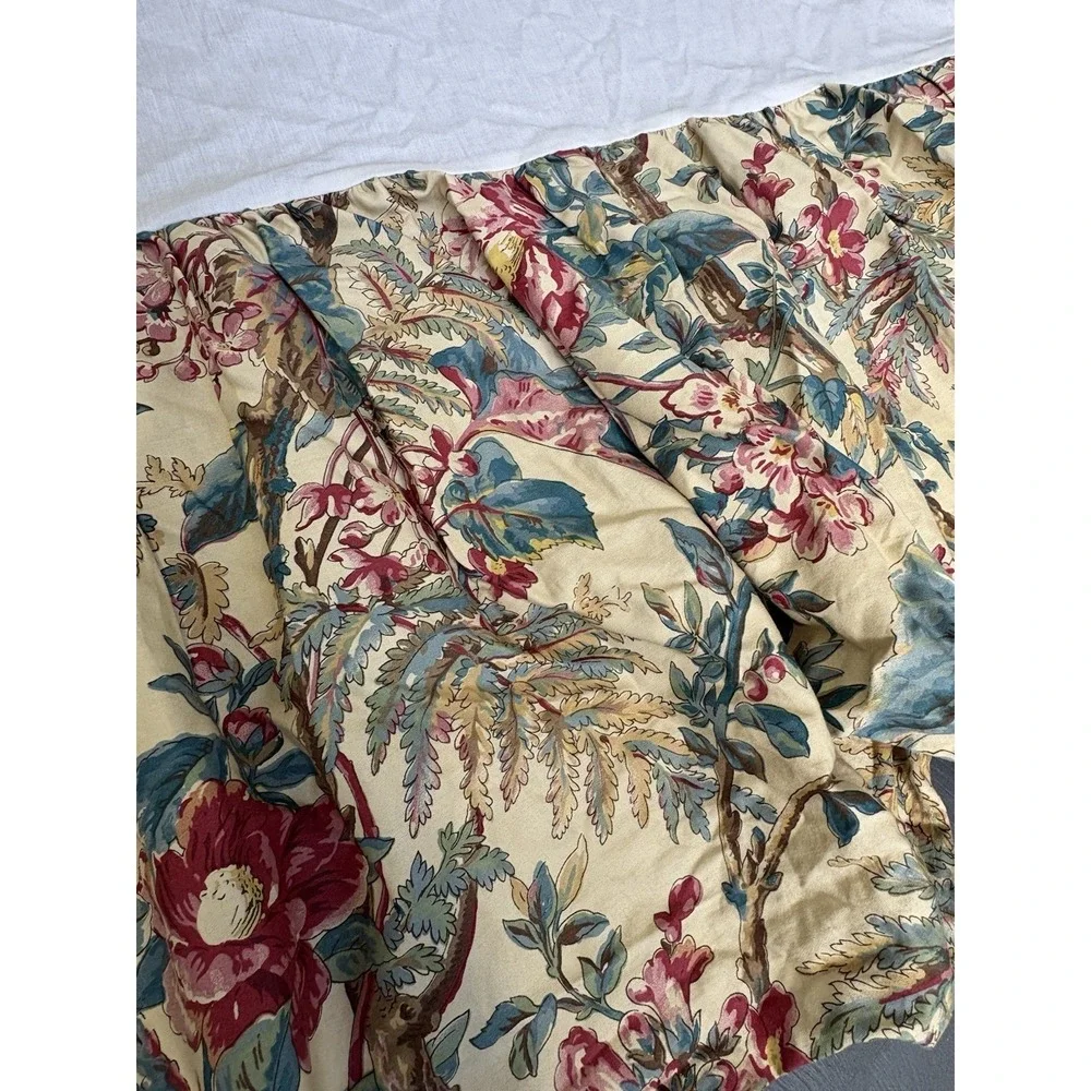 RALPH LAUREN TANGIER FLORAL QUEEN SPLIT CORNERS BEDSKIRT Very Nice*